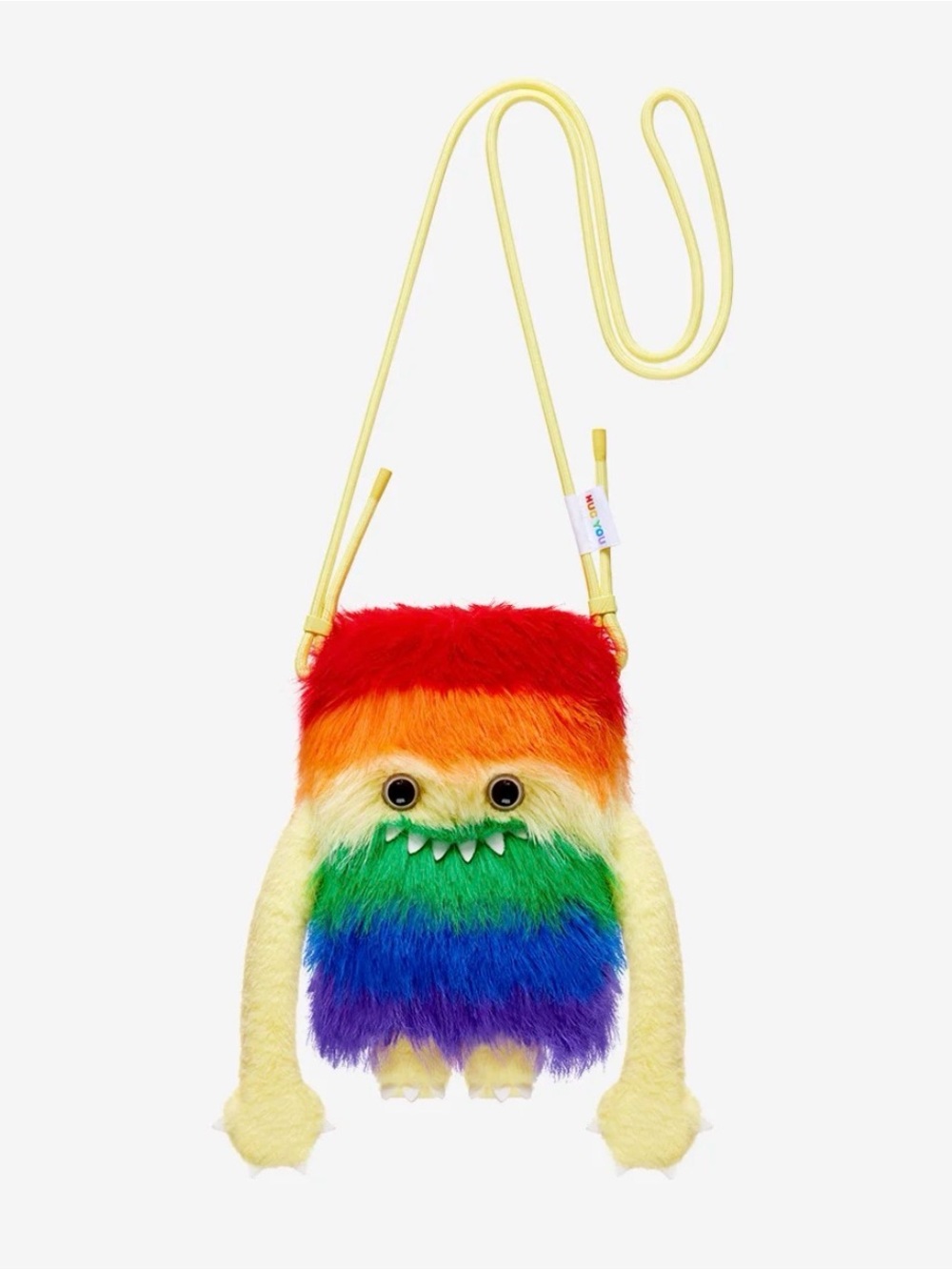 POP MART x Instinctoy "HUG YOU" Rainbow Monster Fluffy Crossbody Bag Plush